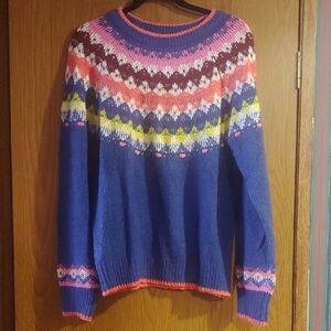 St. John's Bay Multicolor Crew Neck Sweater